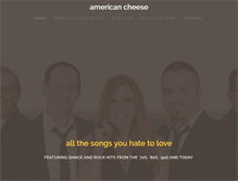 Tablet Screenshot of americancheeselive.com